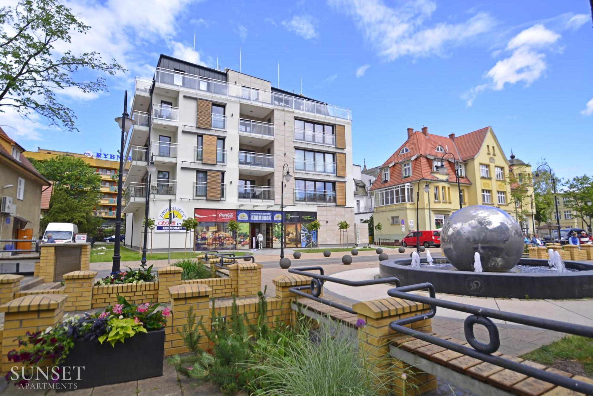 Sunset Apartments - Kormoran - Plaza 300M Świnoujście Eksteriør bilde
